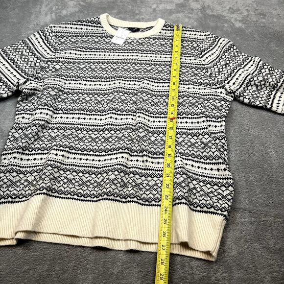 J Crew Sweater Mens XL Lambswool Blend Fair Isle Sweater Geometric NWT MSRP $118 - Picture 10 of 10